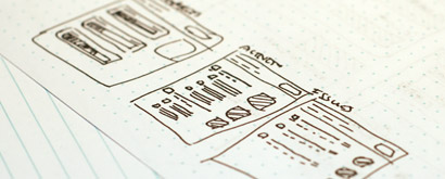 Sketch of the idea of separating the dashboard into different views.